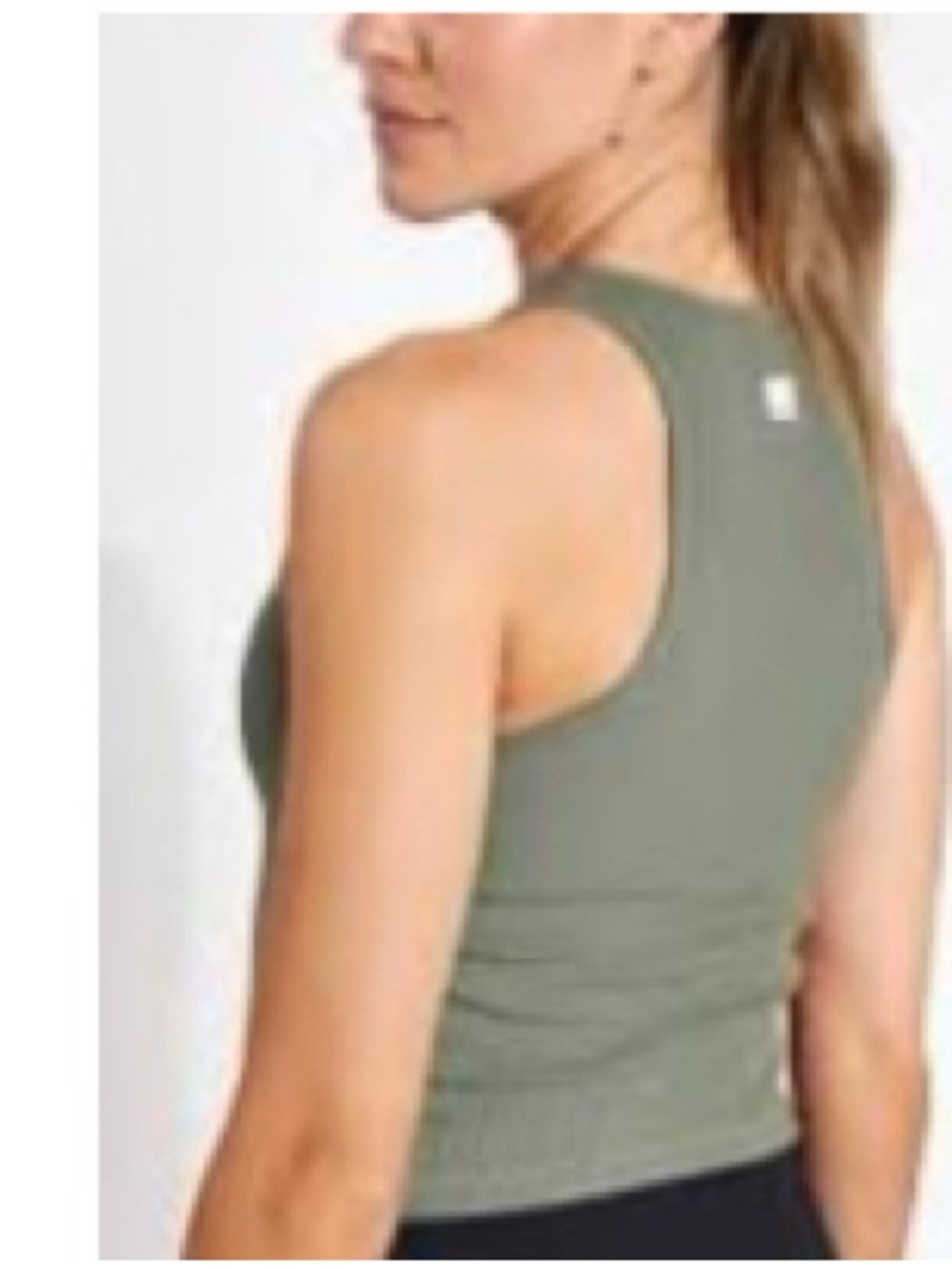 Vuori Pose plyo Women's light olive Green Racerback Tank Top